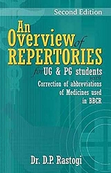 An Overview Of Repertories For  Pg Students 