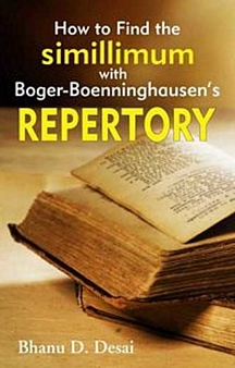 How To Find The Simillimum With Boger-Boenninghausens Repertory