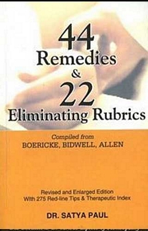 44 Remedies And 22 Eliminating Rubrics
