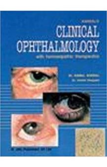 Clinical Ophthalmology With Homeopathy Therapeutics 